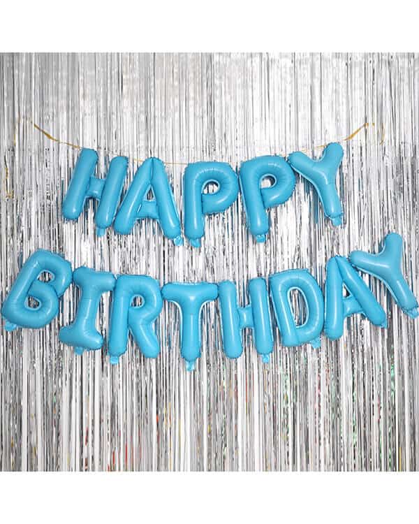 17362_Набор_шаров-букв_(16_41_см)_Мини-Надпись_Happy_Birthday_Светло-голубой_1_шт_в_упак_4 Надпись Happy Birthday Светло-голубой 41см — изображение 1